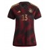 Cheap Germany Thomas Muller #13 Away Football Shirt Women World Cup 2022 Short Sleeve